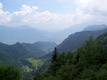 view towards Campi and the Lake of Tenno valley