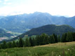 Veduta di Boniprati e del Rif. Lupi di Toscana da Malga Table