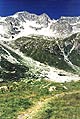 la P.ta Nino Calvi sulla sx del Rifugio Garibaldi