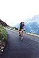 Claudio sulla salita del Gavia