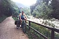 La pista ciclabile nella bassa Val di Sole
