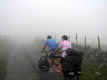Nebbia e pioggia sui Pirenei