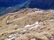 veduta dall'alto del Museo e di alcune trincee della Grande Guerra 